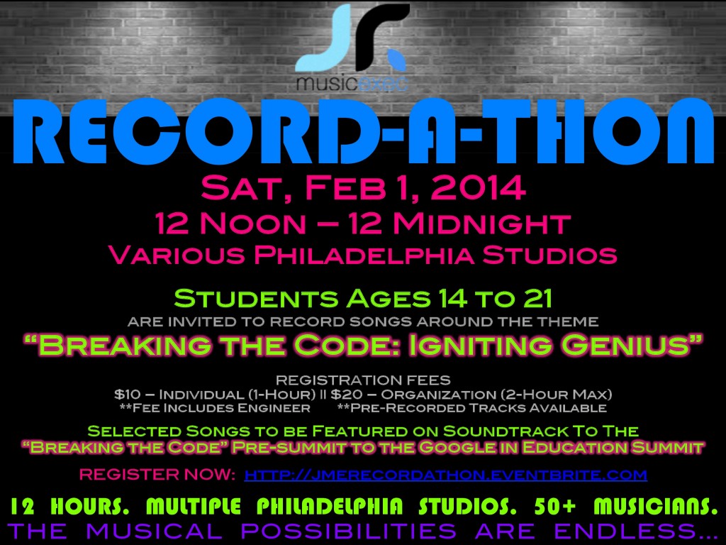 0jmerecordathonflier-1024x768 JME Record-A-Thon | 2.1.14 | Philadelphia Studios (Event)  