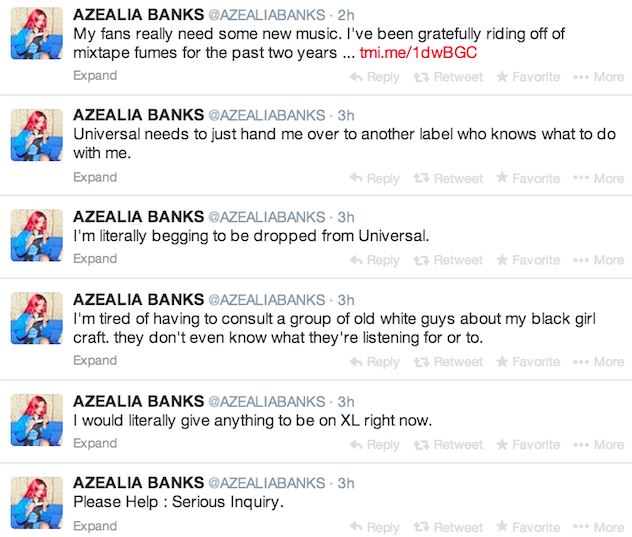 a1 Azealia Banks Wants To Leave Universal, Admits She Should Have Signed With Sony  