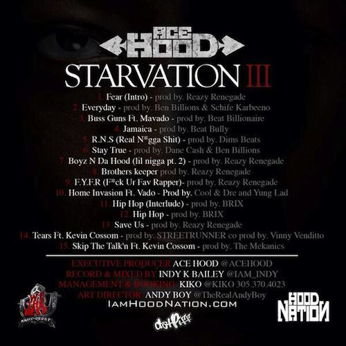 ace-hood-starvation-track-list Ace Hood – Starvation III (Track List)  