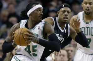 Gerald Wallace Throws Down a Nice Dunk over Kevin Garnett (Video)