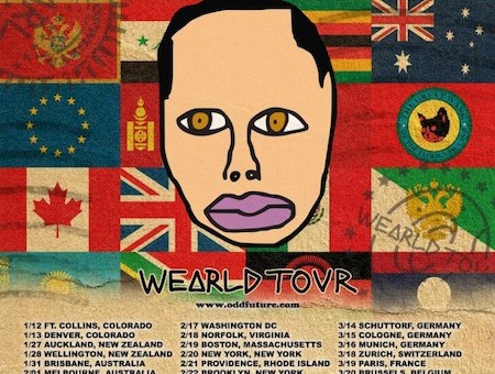 Earl Sweatshirt Announces Wearld Tour & Dates (2014)