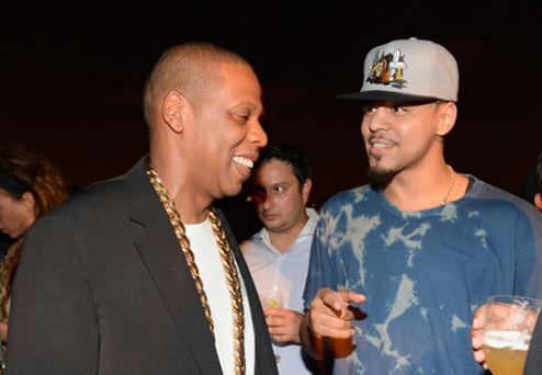 jayzjcolerocchain Jay Z Blesses J. Cole With His Original Roc-A-Fella Chain (Video)  