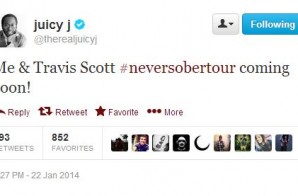 Travis Scott To Join Juicy J On His Never Been Sober Tour