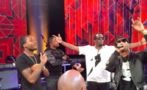 Diddy & Ma$e Open Revolt TV Hollywood Studio (Video)