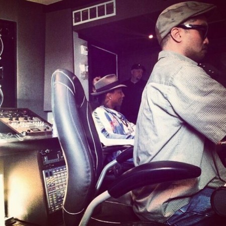 n1 Pusha T Begins His Begins 20-Day Studio Session With The Neptunes (Photos)  