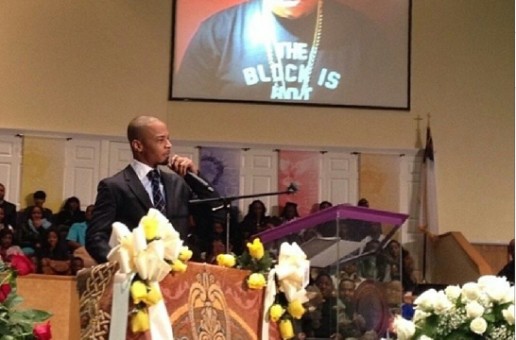 T.I. Speaks At Doe B Funeral (Video)