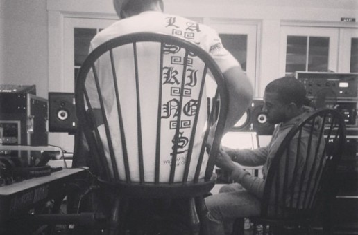 Studio Sessions: Tyga & Kanye West (Photo)