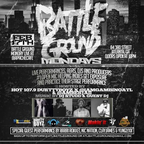 unnamed-71-500x500 Hot 107.9 x Durrty Boyz Presents: Battle Ground Monday with DJ Scream (Hosted by Gambino & Amber Jaii) (2-17-14)  