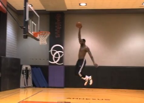 Lebron Performs Personal Slam Dunk Contest During Miami Heat Practice (Video)