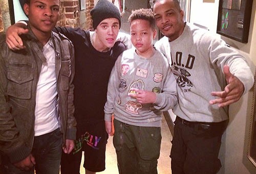 Justin Bieber Links With T.I. In The Studio