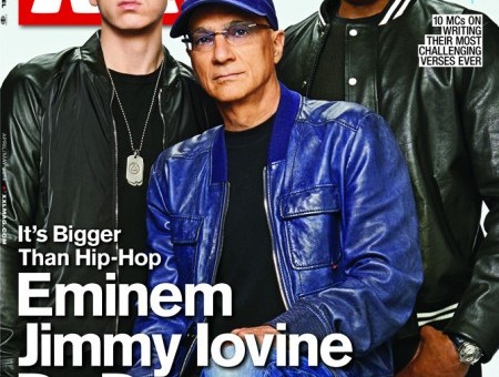 Eminem, Dr. Dre & Jimmy Iovine On The Cover Of XXL Magazine