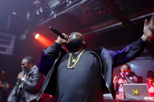 Rick Ross & Kendrick Lamar At Marquee In NY