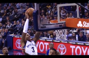 NBA JAM: Grizzles Big Man James Johnson Throws himself an Alley-Oop (Video)