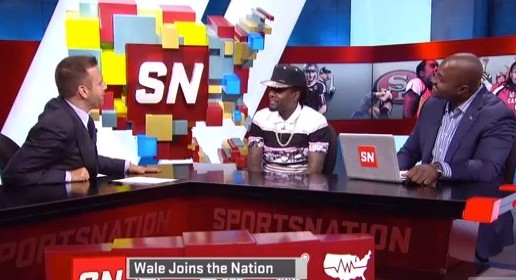 Wale Joins ESPN’s SportsNation to Grade his Celebrity All-Star Game Performance (Video)