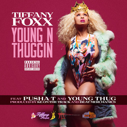 unnamed-110 Tiffany Foxx x Pusha T x Young Thug - Young N Thuggin (Single Artwork)  