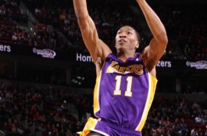 Lakers Forward Wesley Johnson Hits a Game Winning Lay-Up Against the Portland Trailblazers (Video)