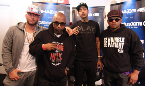 Drama_Tech_Nipsey_Sway_March_2014 DJ Drama Spits First Freestyle On Sway In The Morning (Video)  