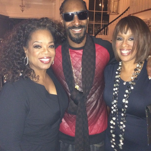 Snoop_Dogg_With_Oprah.jpg Snoop Dogg & Oprah Make Peace After Misogyny Misunderstanding (Photo)  