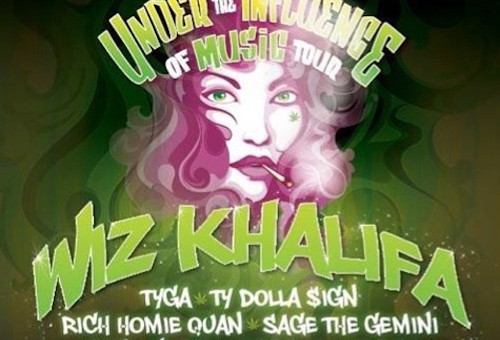Wiz Khalifa Announces ‘Under The Influence Of Music’ Tour With DJ Drama, Tyga, Ty Dolla $ign, Rich Homie Quan, Sage The Gemini, Mack Wilds & Iamsu!