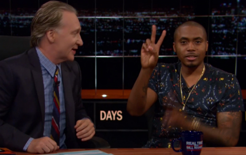 Nas_On_Bill_Maher Nas Sits Down With Bill Maher (Video)  