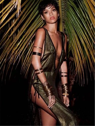 Rihanna_Vogue_3-378x500 Rihanna Goes Topless For Vogue Brasil (Photos)  