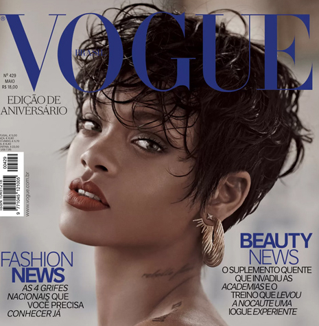 Rihanna_Vogue_Cover_2_ Rihanna Goes Topless For Vogue Brasil (Photos)  