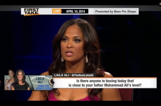 Laila Ali Speaks on Greatness of Muhammad Ali on ESPN First Take (Video)