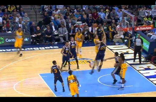 Timofey Mozgov Posterizes Utah Jazz Big Man Rudy Gobert (Video)