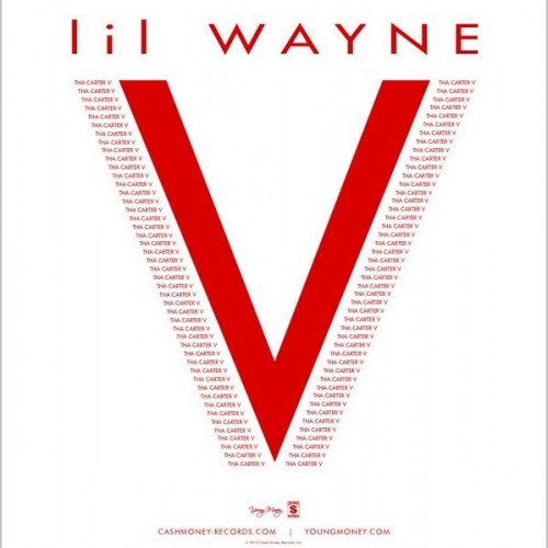 lil-wayne-carter-5-500x500 Kobe Bryant Reveals Lil Wayne's "Tha Carter V" Album Cover (Artwork)  