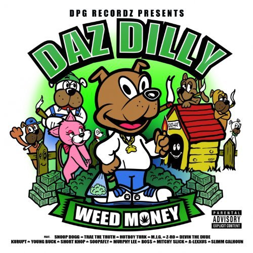 weed-money Daz Dillinger - Weed Money (Album Cover & Tracklist)  