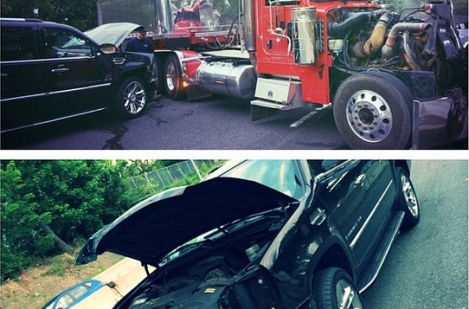 Fabolous Walks Away From A Car Accident On The Van Wyck Expressway This Morning
