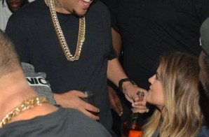 French Montana & Khloe Kardashian At ATL’s Compound Nightclub (Photos)