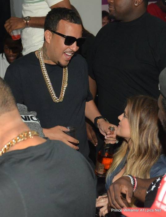 PAW_7651 French Montana & Khloe Kardashian At ATL's Compound Nightclub (Photos)  