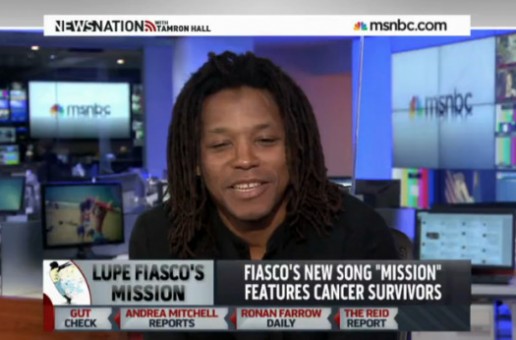 Lupe Fiasco Talks His Fight Against Cancer & More w/ NewsNation’s Tamron Hall (Video)