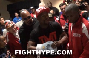 Mayweather Threatened Not To Fight Tonight Over Maidana Boxing Gloves (Video)