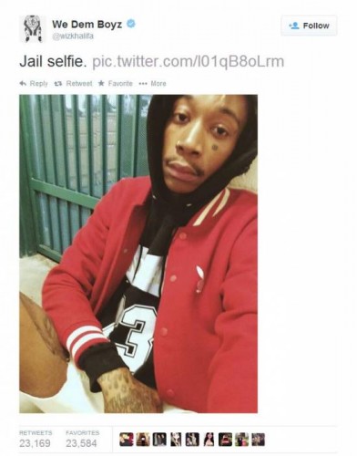 Wiz_Tweet_2-392x500 Wiz Khalifa Arrested For Marijuana Possession In Texas  