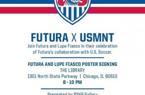 #Tonight FUTURA x @LupeFiasco World Cup Poster Signing in Chicago, IL