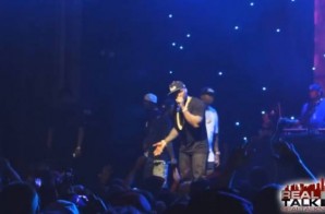 50 Cent Performs “Cuffin Season” Remix & Disses Slowbucks (Video)