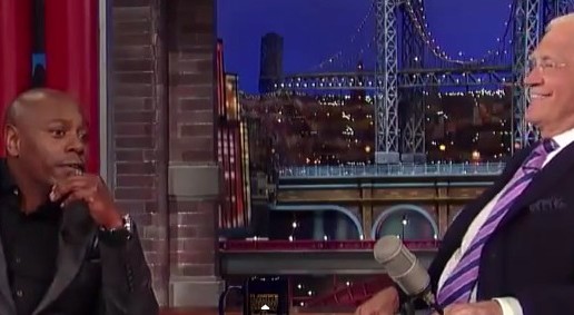Watch Dave Chappelle Make His Debut Late Night Television Appearance In 5 Years On Letterman !!