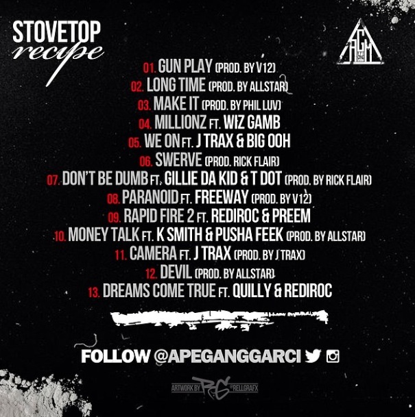 garci-stove-top-recipe-mixtape-hosted-by-dj-cosmic-kev-HHS1987-2014-tracklist Garci - Stove Top Recipe (Mixtape) (Hosted by DJ Cosmic Kev)  