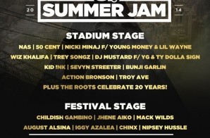 HOT 97 Summer Jam 2014 (Festival Stage & Main Stage) (Live Stream) (Video)
