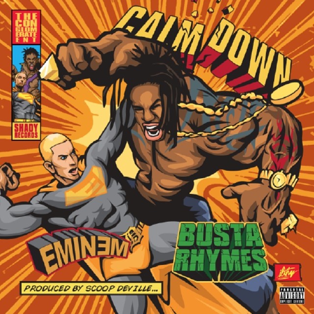 newbustaeminemcover Eminem & Busta Rhymes Set To Release Their New Scoop Deville Produced Record 'Calm Down' Next Tuesday !!  