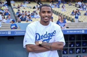 Trey Songz Throws The First Pitch At The Dodgers Game (Video)