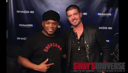Robin Thicke Gets Emotional About Paula Patton During Interview With Sway (Video)