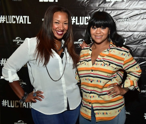 Yanna-Crawley-and-Nivea_LUCY-ATL-Premiere Kandi Burruss, Toya Wright, Angel McCouughtry & More Gather for the "LUCY" Movie Premiere in Atlanta  