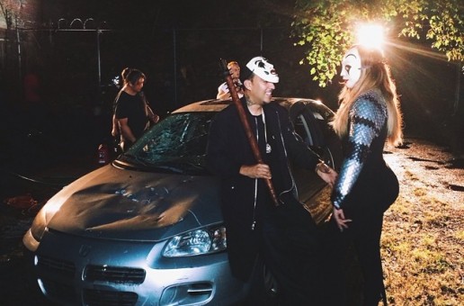 BTS Photos of French Montana “Don’t Panic” Video Shoot with Khloe Kardashian