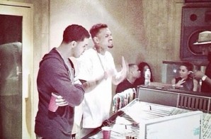 Chris Brown & Drake Link Up In The Studio