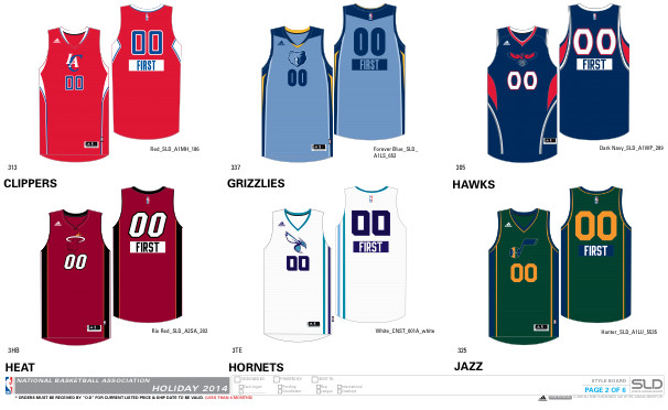 christmas2-1 NBA 2014 Christmas Jerseys Unveiled (Photos)  
