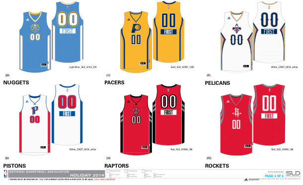 NBA Unveils 2014 Christmas Jerseys; Rockets Edition Included - The Dream  Shake