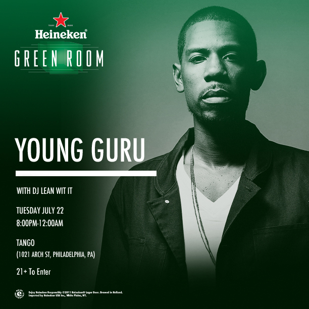 heineken-green-room-young-guru-july-22-2012-in-philly-HHS1987-2014 Heineken Green Room: Young Guru July 22, 2014 in Philly  